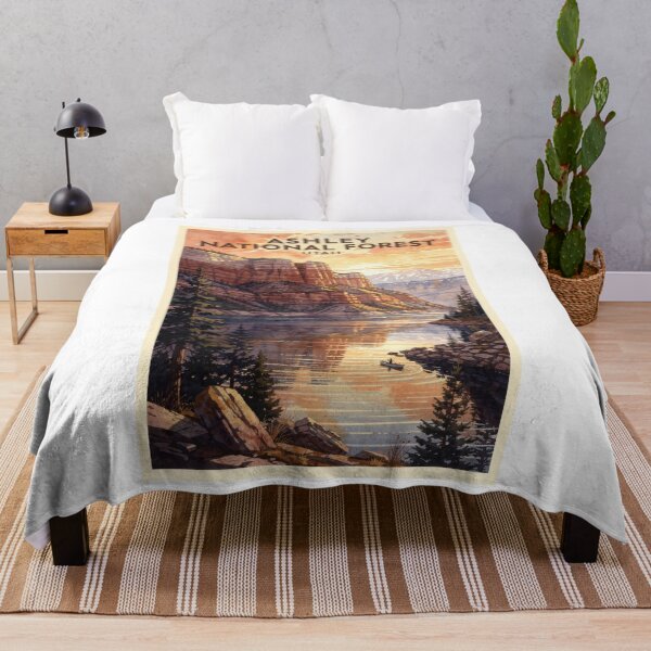 Item preview, Ashley National Forest Utah Vintage Watercolor Travel designed and sold by Teelogic.
