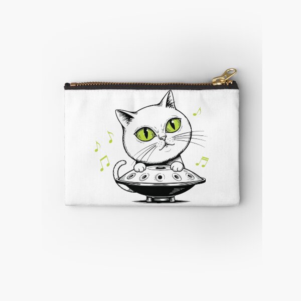 Item preview, Cute Cat Playing Handpan Music designed and sold by Litely.