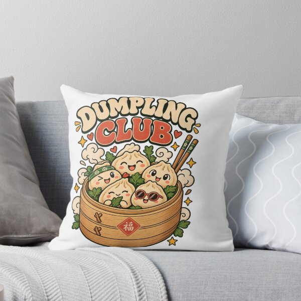 Item preview, Dumpling Club – Cute Kawaii Dumplings Asian Food Lover T-Shirt designed and sold by EssentialsWear.