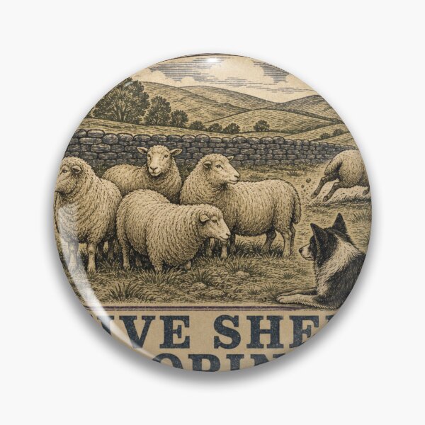 Item preview, Five Sheep Six Opinions Funny Sheep Herding Card designed and sold by BoosterShop.