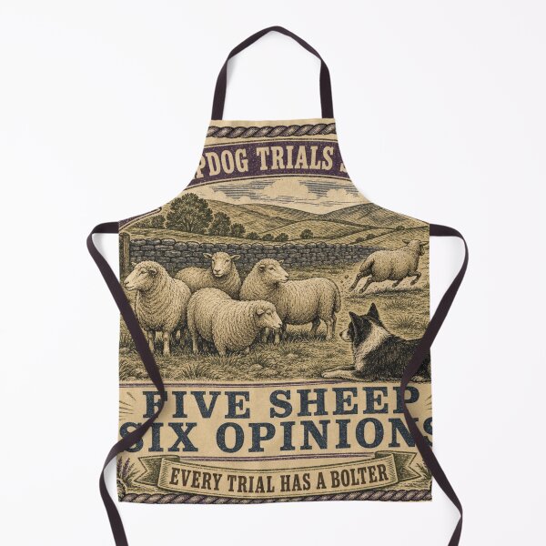 Item preview, Five Sheep Six Opinions Funny Sheep Herding Card designed and sold by BoosterShop.