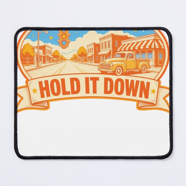 Artikelvorschau, Someone's Gotta Hold It Down Hometown Hero Gift entworfen und verkauft von HappyVibration.