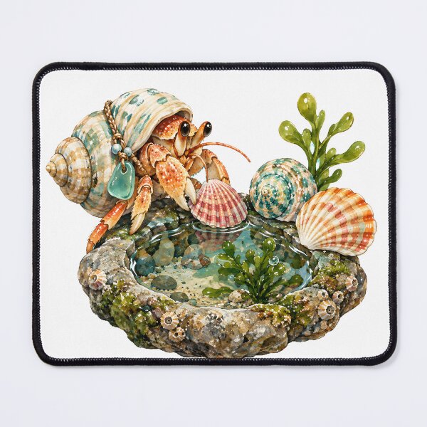 Item preview, Tide-Pool Hermit Crab designed and sold by Digipeel.