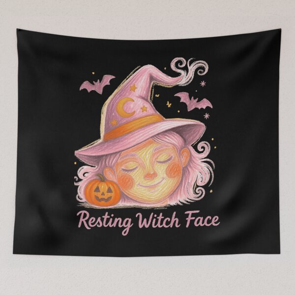 Item preview, Resting Witch Face designed and sold by mirciashop.