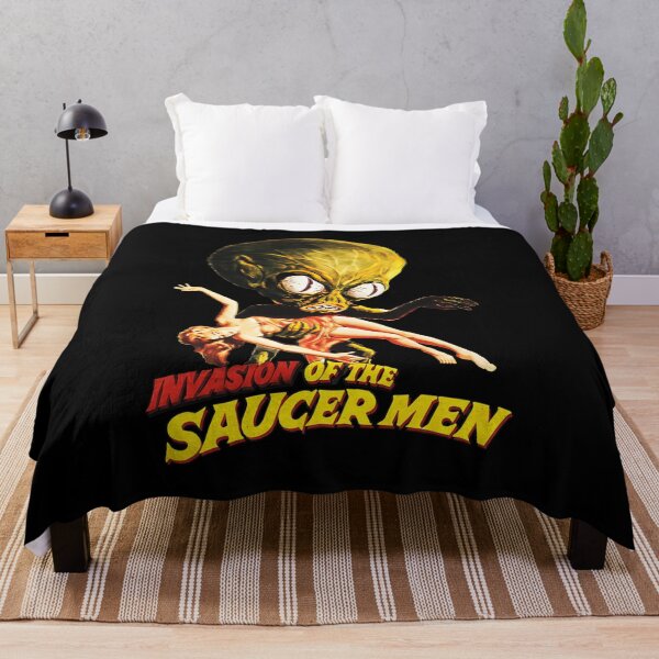 Item preview, Invasion of the Saucer Men Vintage Sci-Fi Horror Design designed and sold by Fibi-studio.
