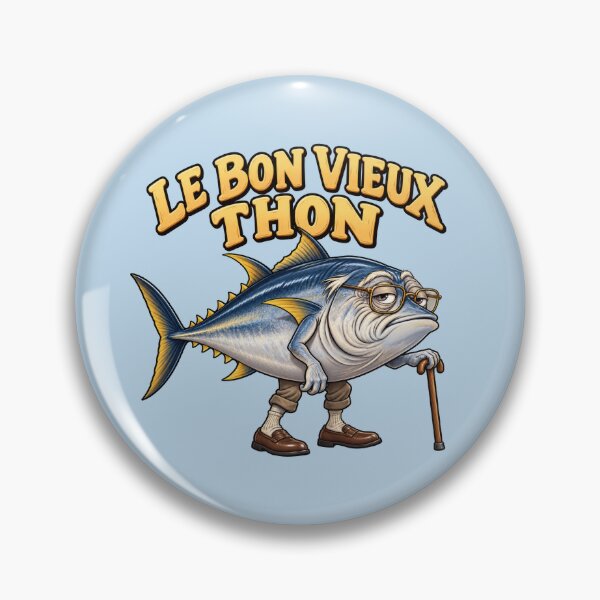 Item preview, The Good Old Tuna – Funny Tuna Fish for Fishermen and Fishing Enthusiasts designed and sold by WordPlayStudio.
