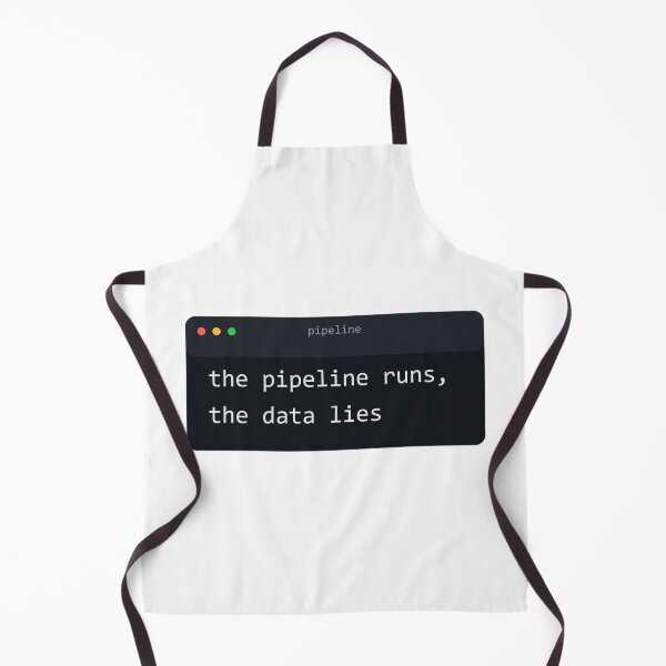 Artikelvorschau, The Pipeline Runs The Data Lies Terminal Humor entworfen und verkauft von Bianca Oltean.