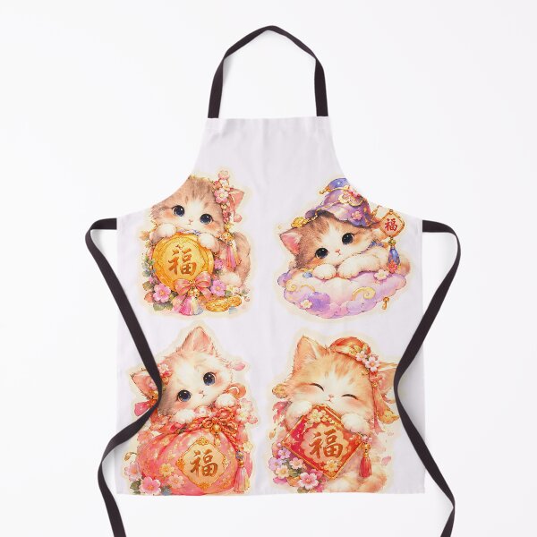 Item preview, Fortune Kitty 福 – Pastel Lucky Cat Collection designed and sold by sara747.