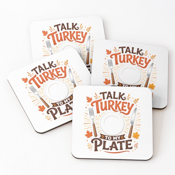 Item preview, Talk Turkey At The Plate Thanksgiving designed and sold by KristenosNehk.