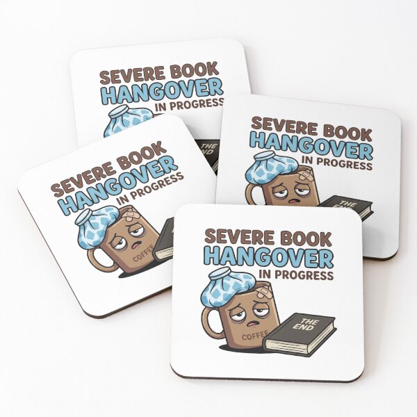 Item preview, Severe Book Hangover In Progress Coffee Mug Ice Pack Reader Humor BookTok designed and sold by raedattia.