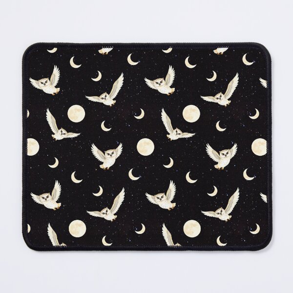 Item preview, Flying Midnight Owls Beneath the Moons designed and sold by UnhingedBird.