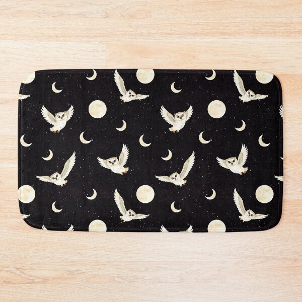 Item preview, Flying Midnight Owls Beneath the Moons designed and sold by UnhingedBird.