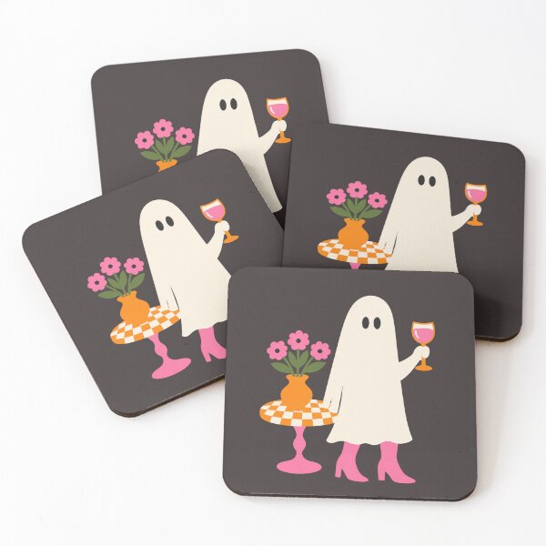 Item preview, Cute Girly Ghost Retro Halloween Aesthetic designed and sold by Christina Sagala.