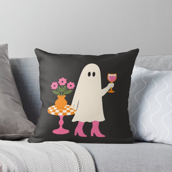 Item preview, Cute Girly Ghost Retro Halloween Aesthetic designed and sold by Christina Sagala.