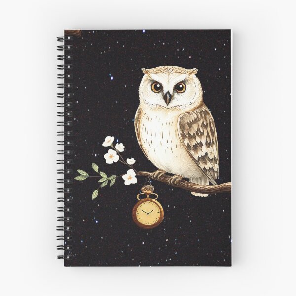 Item preview, Midnight Owl on a Branch Pattern designed and sold by UnhingedBird.