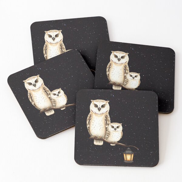 Item preview, Midnight Owl and Offspring Pattern designed and sold by UnhingedBird.