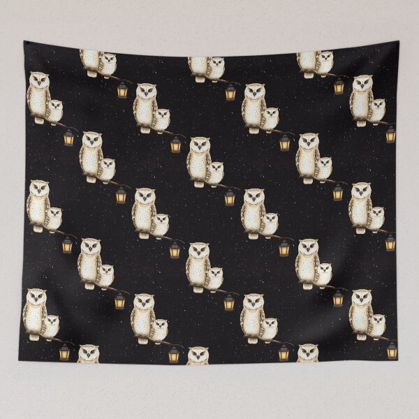 Item preview, Midnight Owl and Offspring Pattern designed and sold by UnhingedBird.