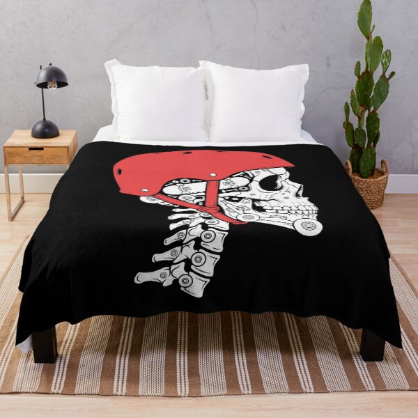 Item preview, Skater Skateboarder Skull Funny Halloween Skateboarding designed and sold by GrandeDuc.