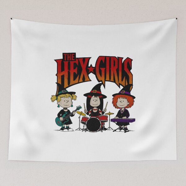 Item preview, Witch Girls Cartoon Band Comic Style Halloween Music Art designed and sold by DumpsterJuicee.