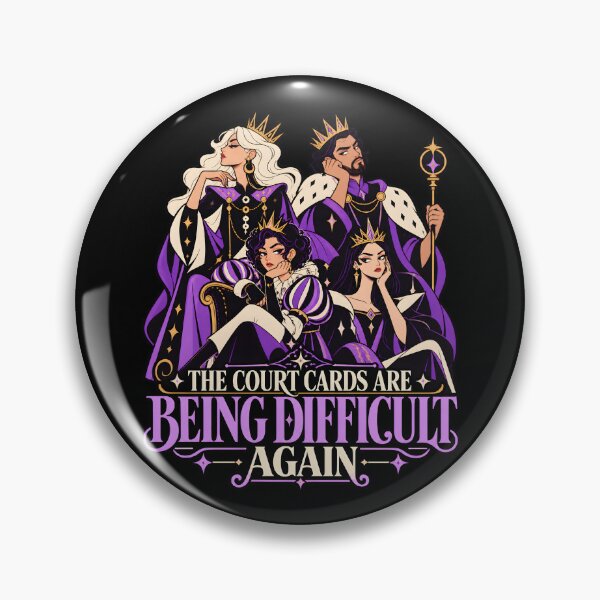 Item preview, The Court Cards Are Being Difficult Again | Tarot Reader Humor designed and sold by FashCode.