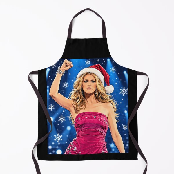 Item preview, Celine Dion en modo navideño (fan art) designed and sold by PopCultureAndStuff.