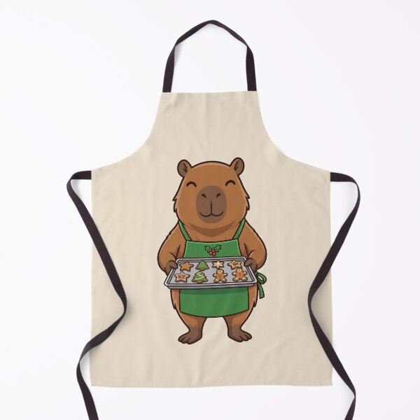 Item preview, Capybara Christmas Cookie Baker designed and sold by Ivy-Triggs.