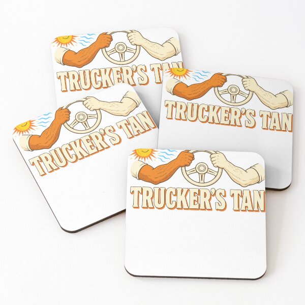 Item preview, Trucker's Tan Funny Truck Driver Gift designed and sold by HappyVibration.