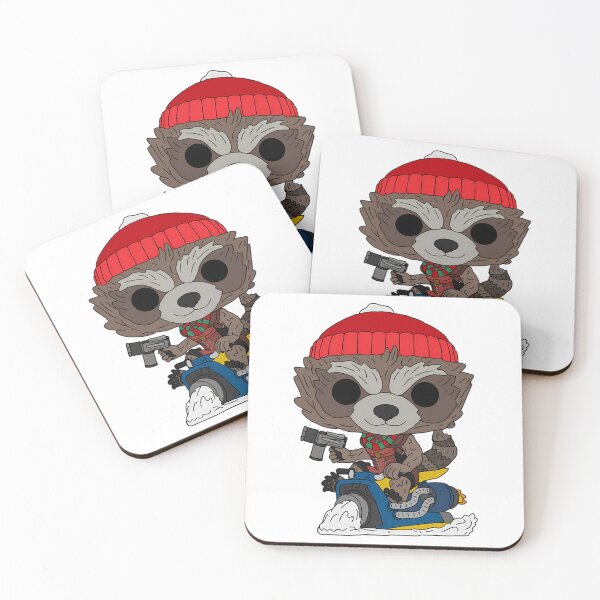 Item preview, Cohete navideño El mapache designed and sold by opefultinen.