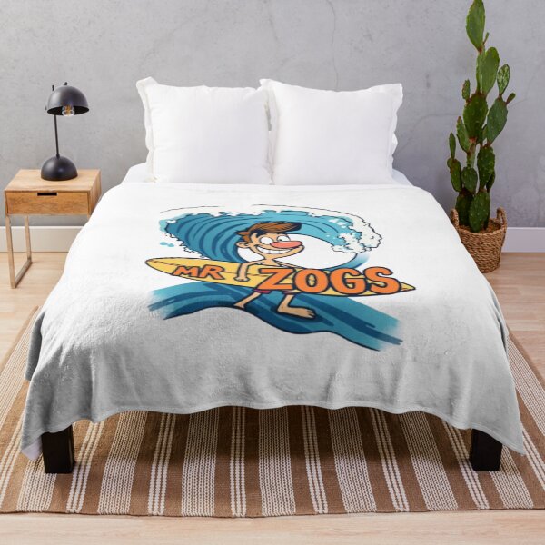 Item preview, Mr Zogs Funny Cartoon Surfer Dude Riding Wave | Retro Surfing Humor designed and sold by MystiColo.