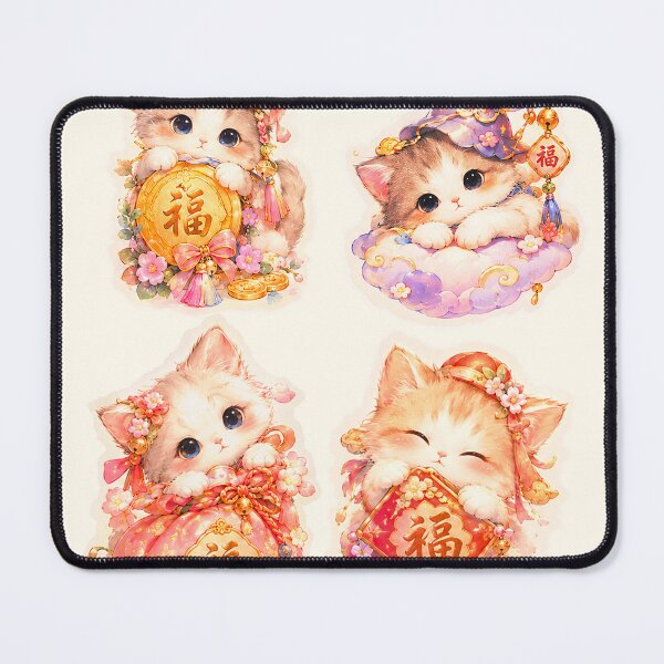 Item preview, Fortune Kitty 福 – Pastel Lucky Cat Collection designed and sold by sara747.