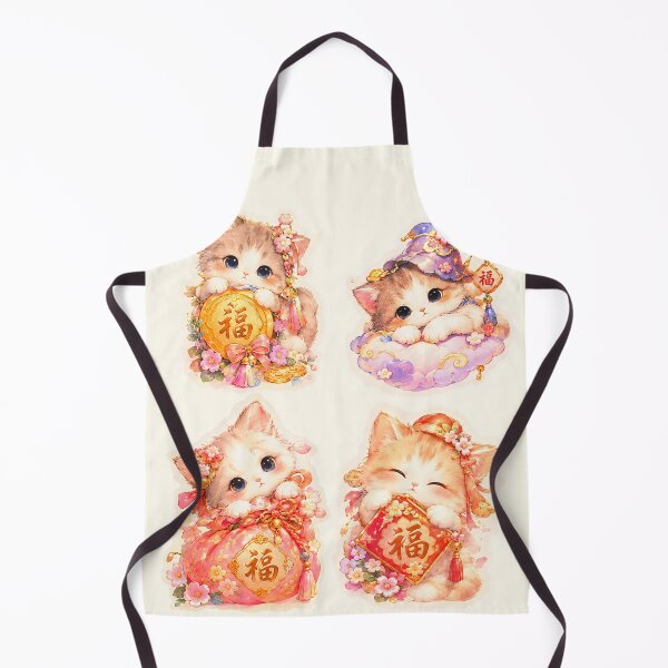 Item preview, Fortune Kitty 福 – Pastel Lucky Cat Collection designed and sold by sara747.