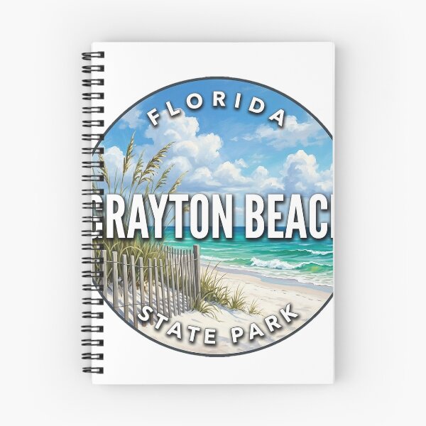 Item preview, Grayton Beach State Park Florida Emerald Summer Round Badge Sticker designed and sold by DetourDgn.