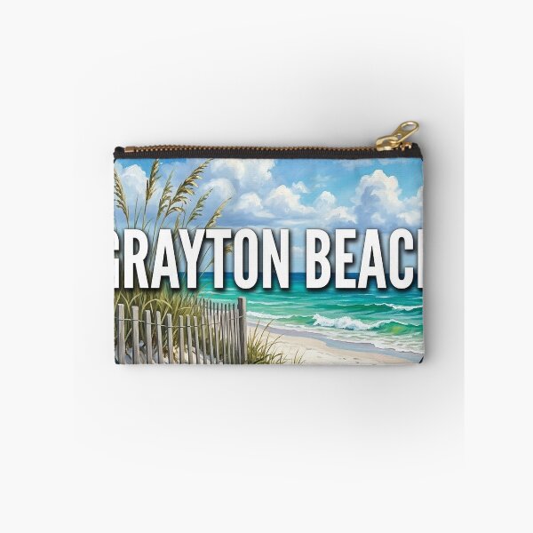 Item preview, Grayton Beach State Park Florida Emerald Summer Round Badge Sticker designed and sold by DetourDgn.