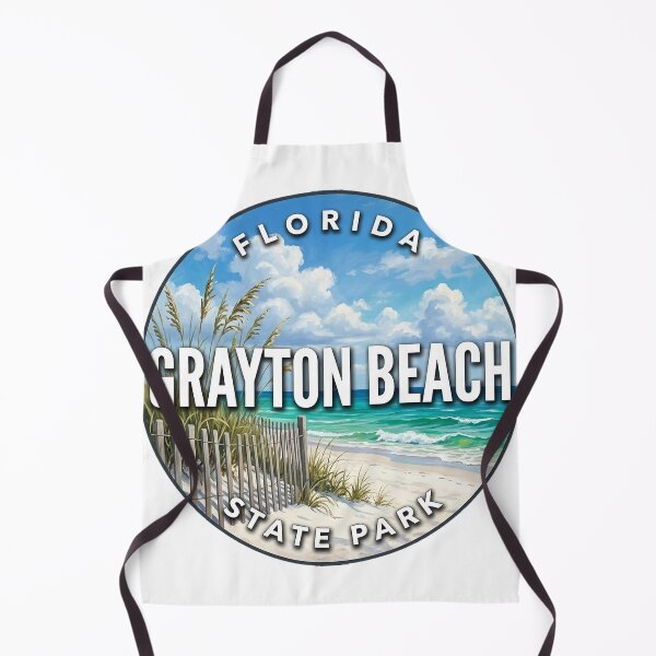 Item preview, Grayton Beach State Park Florida Emerald Summer Round Badge Sticker designed and sold by DetourDgn.