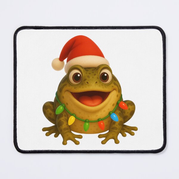 Item preview, Joyful Common Frog Christmas designed and sold by Sillytoe.