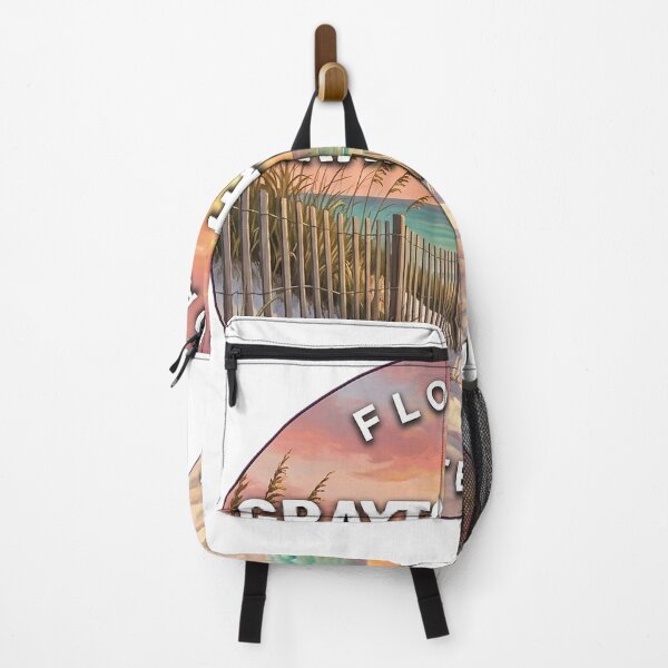 Item preview, Grayton Beach State Park Florida Gulf Sunset Round Badge Sticker designed and sold by DetourDgn.