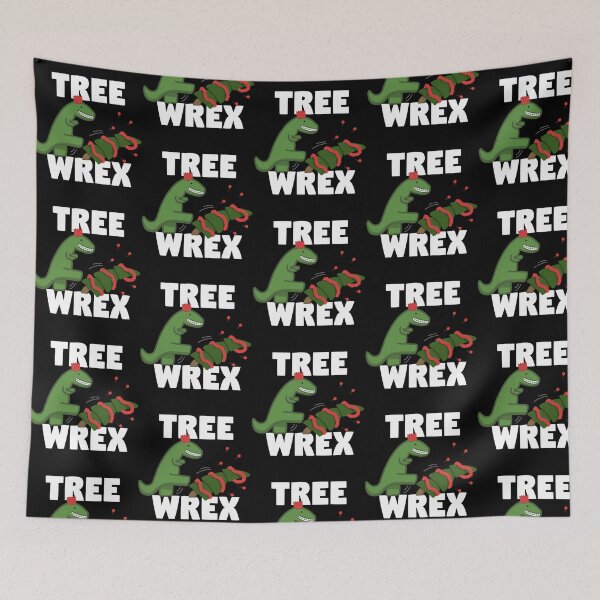 Artikelvorschau, Tree Wrex Lustiges Weihnachts-Dinosaurier-Trex-Wortspiel entworfen und verkauft von zouriellcla.