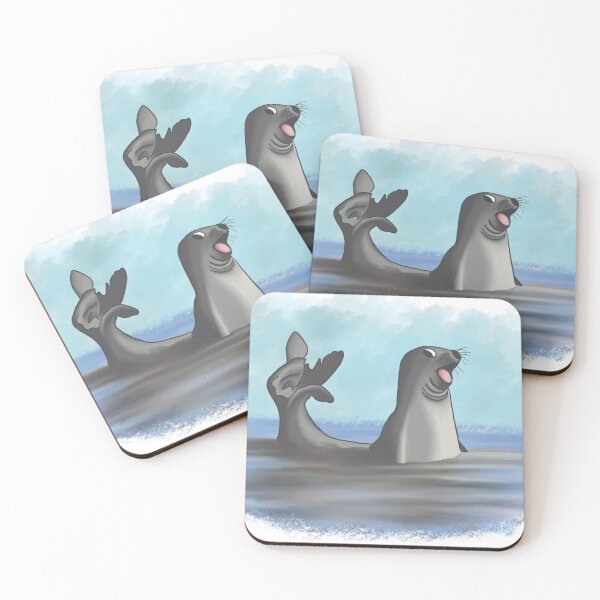 Item preview, Elphant seal in my pool! designed and sold by A Sweet  Fragrance Art.