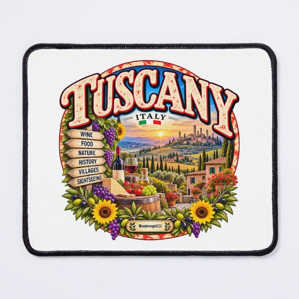 Item preview, Tuscany Italy – Tuscan Vineyards & Dolce Vita designed and sold by Wandervogel123.