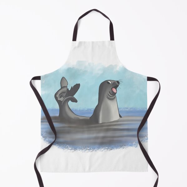 Item preview, Elphant seal in my pool! designed and sold by A Sweet Fragrance Art.