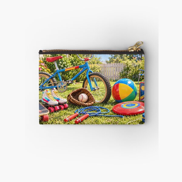 Item preview, Vintage Summer Backyard Sports and Toys Illustration designed and sold by Koalangel.