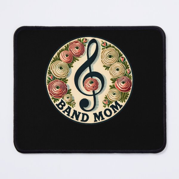 Item preview, Treble Clef Surrounded By Floral designed and sold by YukaSaathoff.