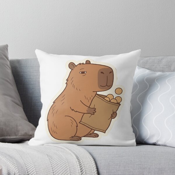Item preview, Cute Capybara Brought Snacks No Opinions designed and sold by Keizoku Studio.
