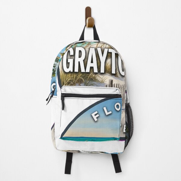 Item preview, Grayton Beach State Park Florida Dune Lake Round Badge Sticker designed and sold by DetourDgn.