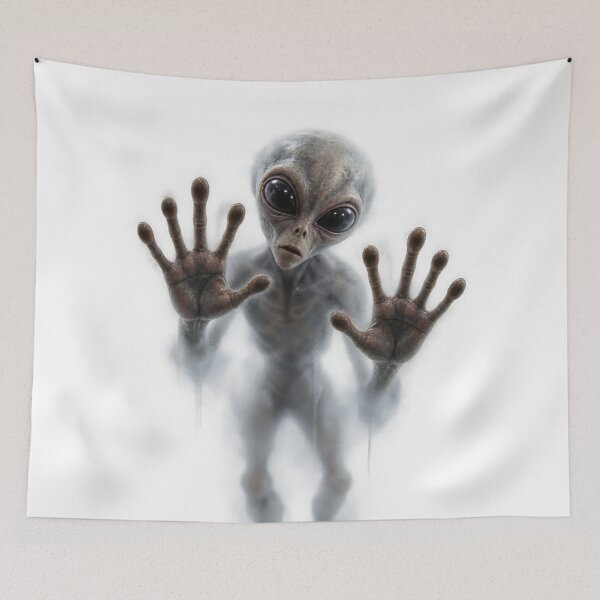Item preview, Alien Behind the Glass designed and sold by Azagthoth.