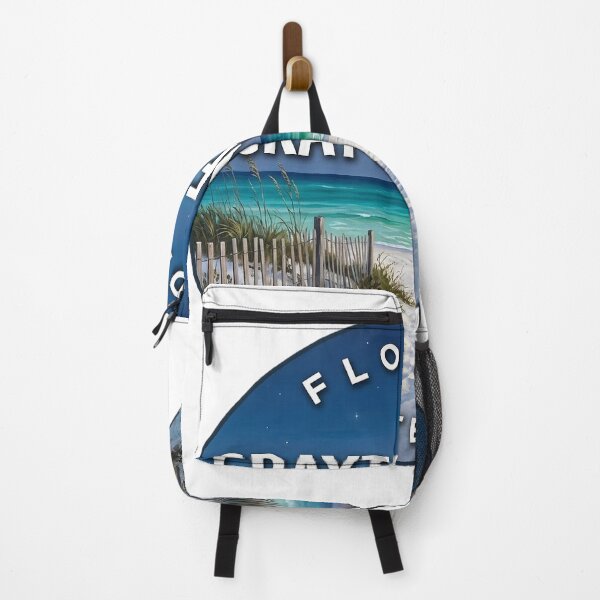 Item preview, Grayton Beach State Park Florida Blue Hour Round Badge Sticker designed and sold by DetourDgn.