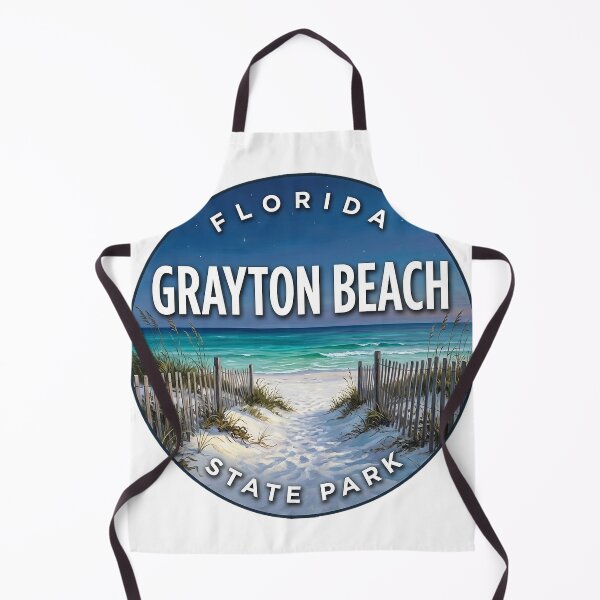 Item preview, Grayton Beach State Park Florida Blue Hour Round Badge Sticker designed and sold by DetourDgn.