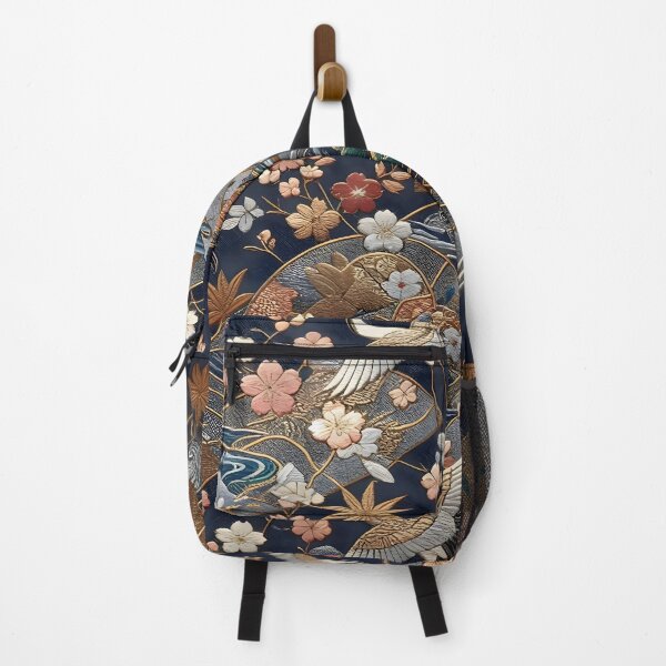 Item preview, Japanese Crane Blossom Pattern designed and sold by Sybille-Yates.