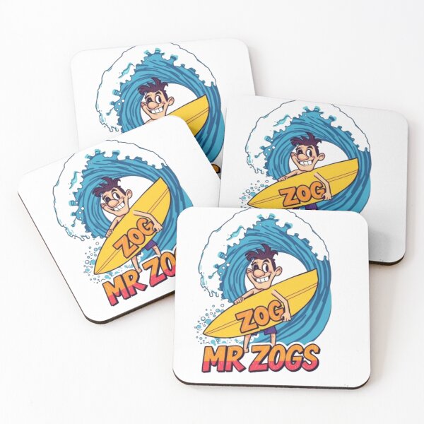 Item preview, Mr Zogs Smiling Surfer Dude with Yellow Surfboard | Vintage Surf Art designed and sold by MystiColo.