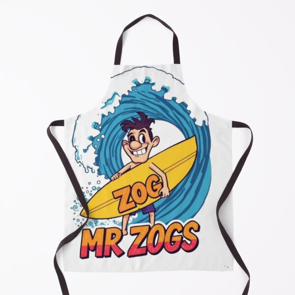Item preview, Mr Zogs Smiling Surfer Dude with Yellow Surfboard | Vintage Surf Art designed and sold by MystiColo.